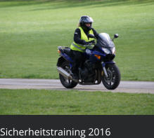 Sicherheitstraining 2016