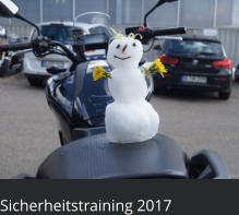 Sicherheitstraining 2017