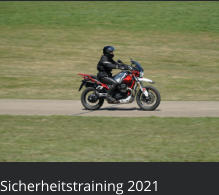 Sicherheitstraining 2021